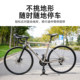 Portable bicycle crank parking rack