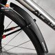 Road bicycle fenders, universal rain shields, front and rear quick-release fenders, cycling equipment accessories