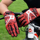 Bicycle shock-absorbing long finger gloves