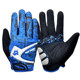 Bicycle shock-absorbing long finger gloves