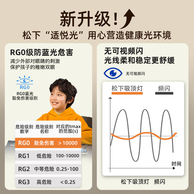 松下照明新款客厅雾朦胧遥控吸顶灯 松下照明客厅吸顶灯