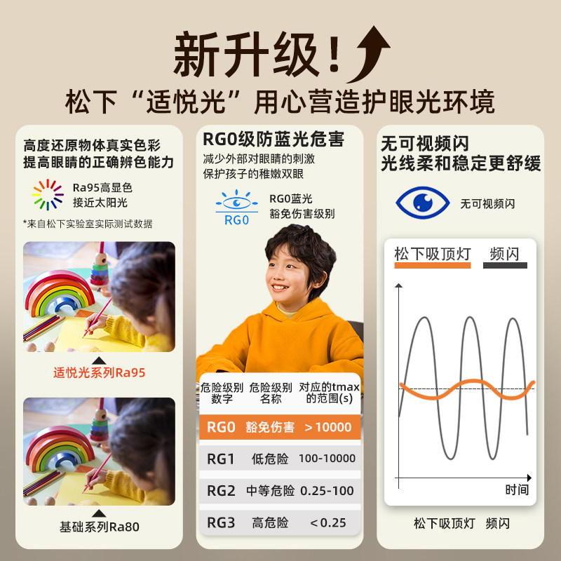  松下照明客厅吸顶灯