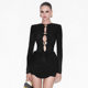 Stylish design and temperament hot girl long-sleeved dress