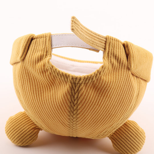 婴儿帽子秋冬款韩版超萌小熊幼儿男童地主帽冬天男孩女宝宝瓜皮帽