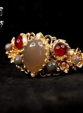 琳琅原创设计珍珠玛瑙多宝手镯