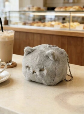 新款四川霉豆腐猫猫毛绒挂件创意毛绒挂件送女朋友儿童礼物
