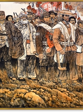 红色革命题材风党建文化墙宣传画
