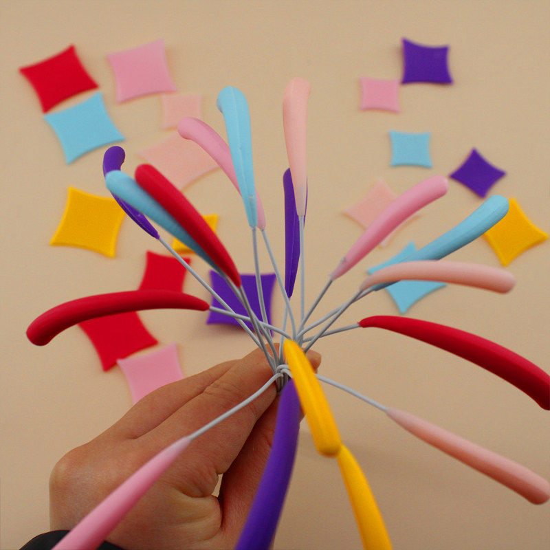 2026新款新年软胶彩色礼花蛋糕装饰插件火花新年氛围感装扮插件,淘宝优惠券,粉丝福利购,淘宝优惠卷