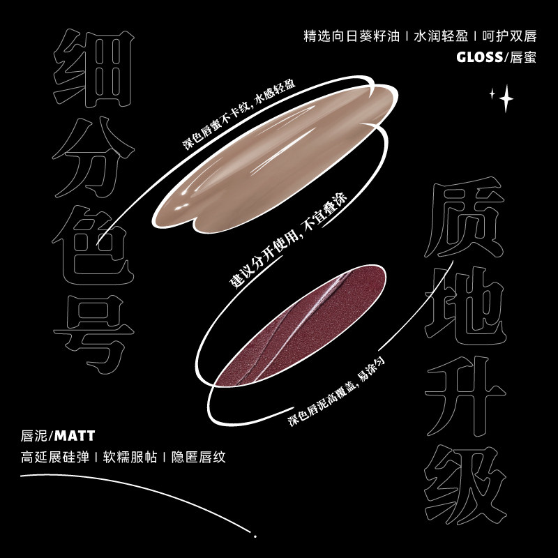 leemember荔萌朦胧主义双头女唇釉 leemember荔萌唇彩/唇蜜/唇釉