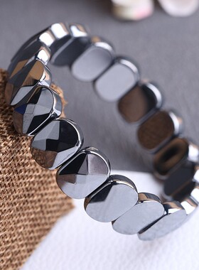 正品满含量太赫兹石手牌手链瞬间融冰保健理疗养生石能量石奇石