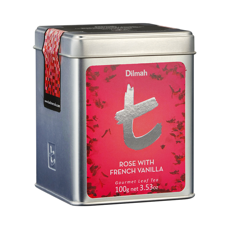 Dilmah迪尔玛t玫瑰花香草味红茶茶叶100g 玫瑰花茶 锡兰红茶 - 图3
