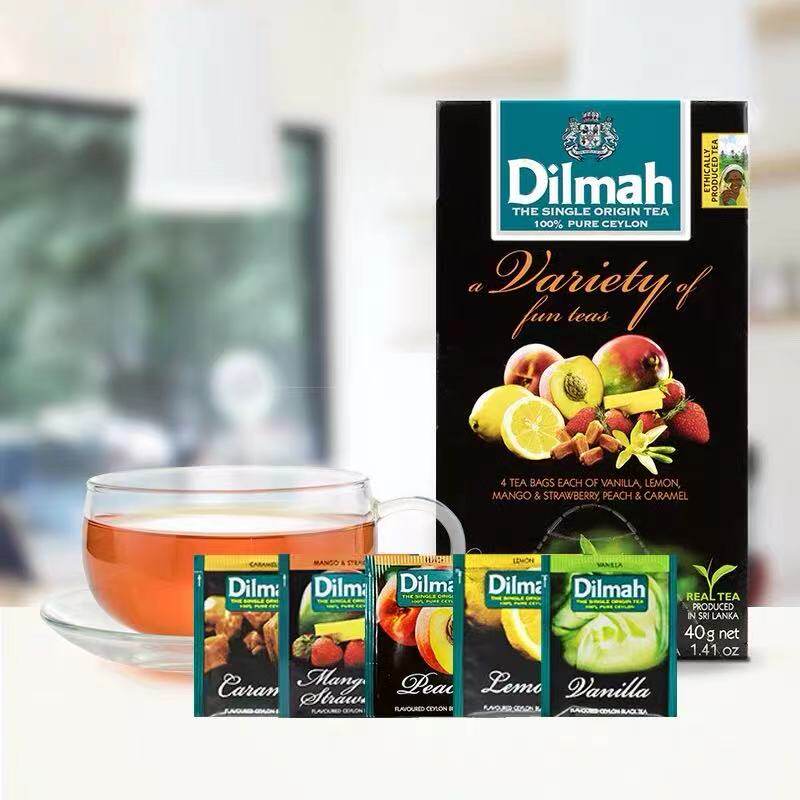 Dilmah迪尔玛蜜桃荔枝柠檬草莓红茶包 锡兰红茶 水果茶包 冷泡茶,淘宝优惠券,粉丝福利购,淘宝优惠卷