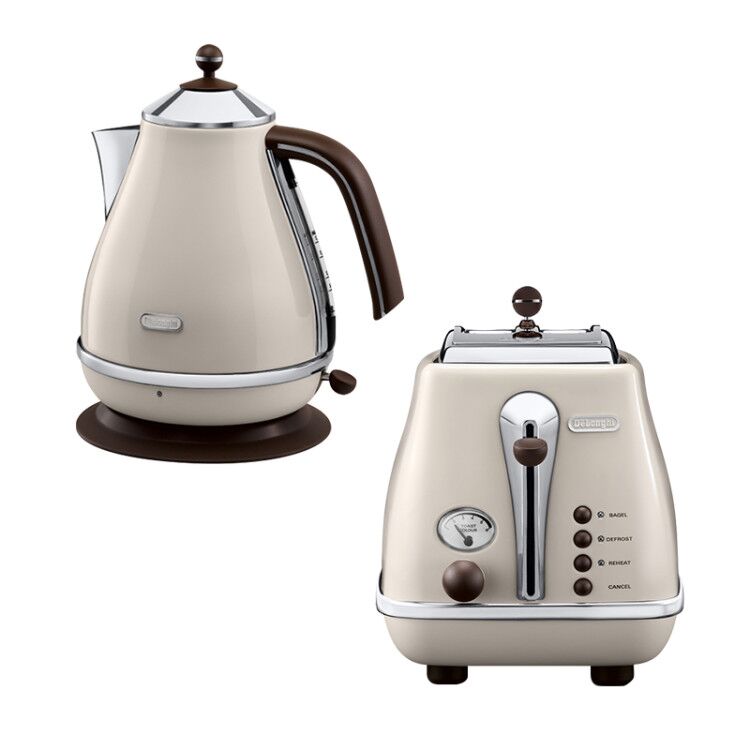 Delonghi/德龙复古早餐电水壶KBO2001加烤面包机CTO2003组合装-图3