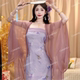 ຕົ້ນສະບັບ homemade elegant fairy gauze ເສື້ອກັນແດດປ້ອງກັນແສງແດດ versatile cardigan ບາງ