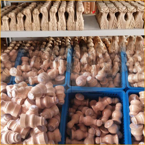 实木圆球楼梯扶手球车东阳木雕DIY实心木球实木柱头床头配件装饰 - 图2