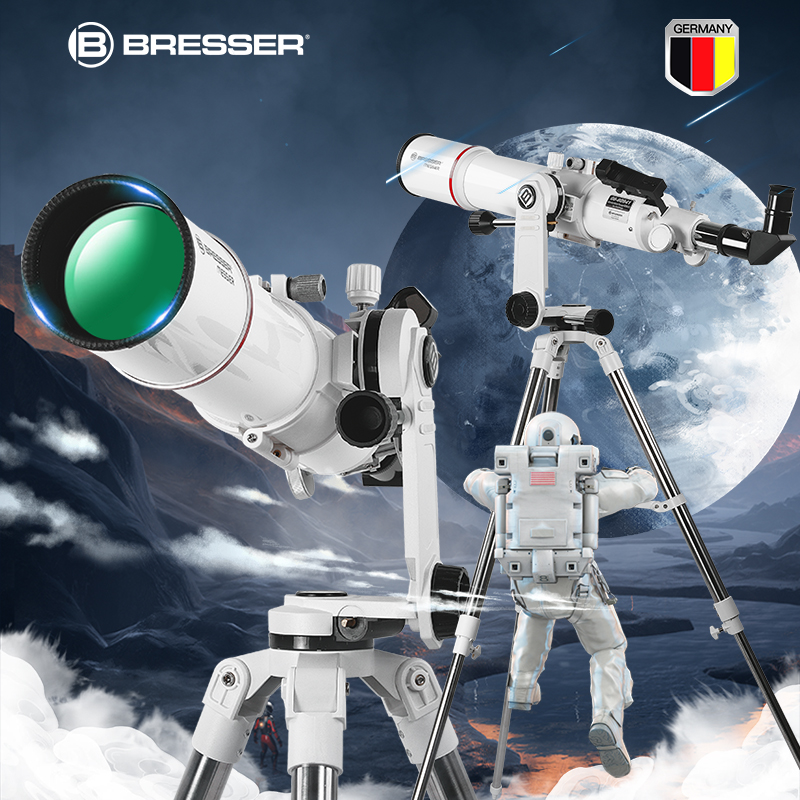 德国Bresser学生天文望远镜高倍高清专业款深空观星太空AR90/700 - 图2