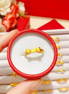 2024新款爆款食指戒指女小众设计轻奢高级感素圈士聚财运个性指环