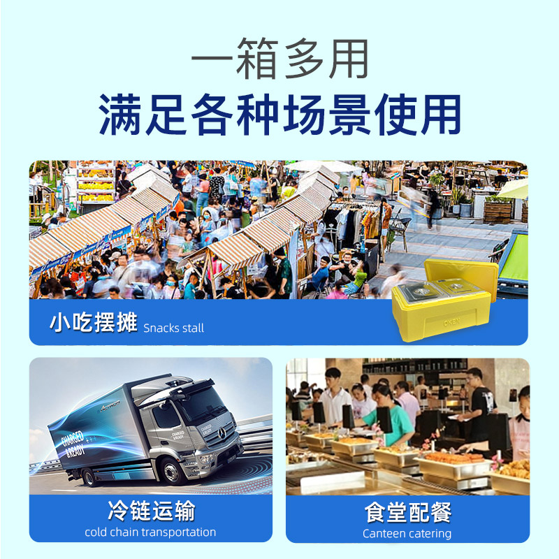 OKEN欧肯epp食品级泡沫箱饭盒送餐保温箱商用摆摊冰淇淋饮品冷藏 - 图2