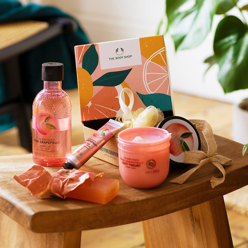 thebodyshop粉红西柚身体护理礼盒 TheBodyShop海外身体乳/霜