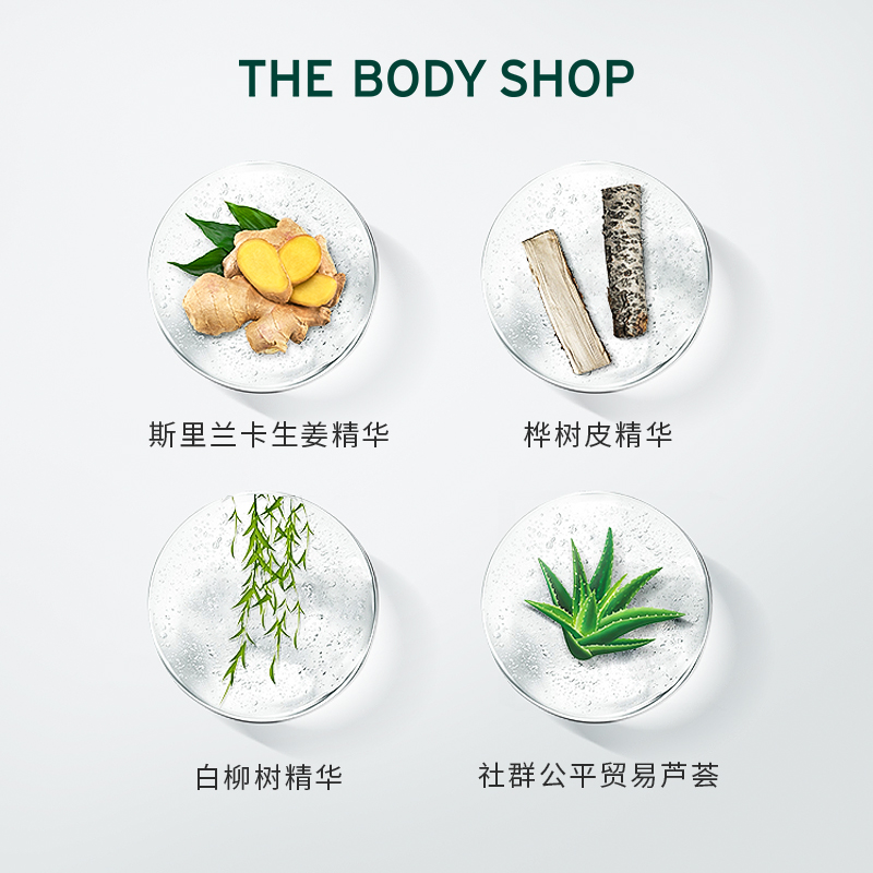 【官方正品】TheBodyShop美体小铺 生姜头皮修护护发素400ml舒缓