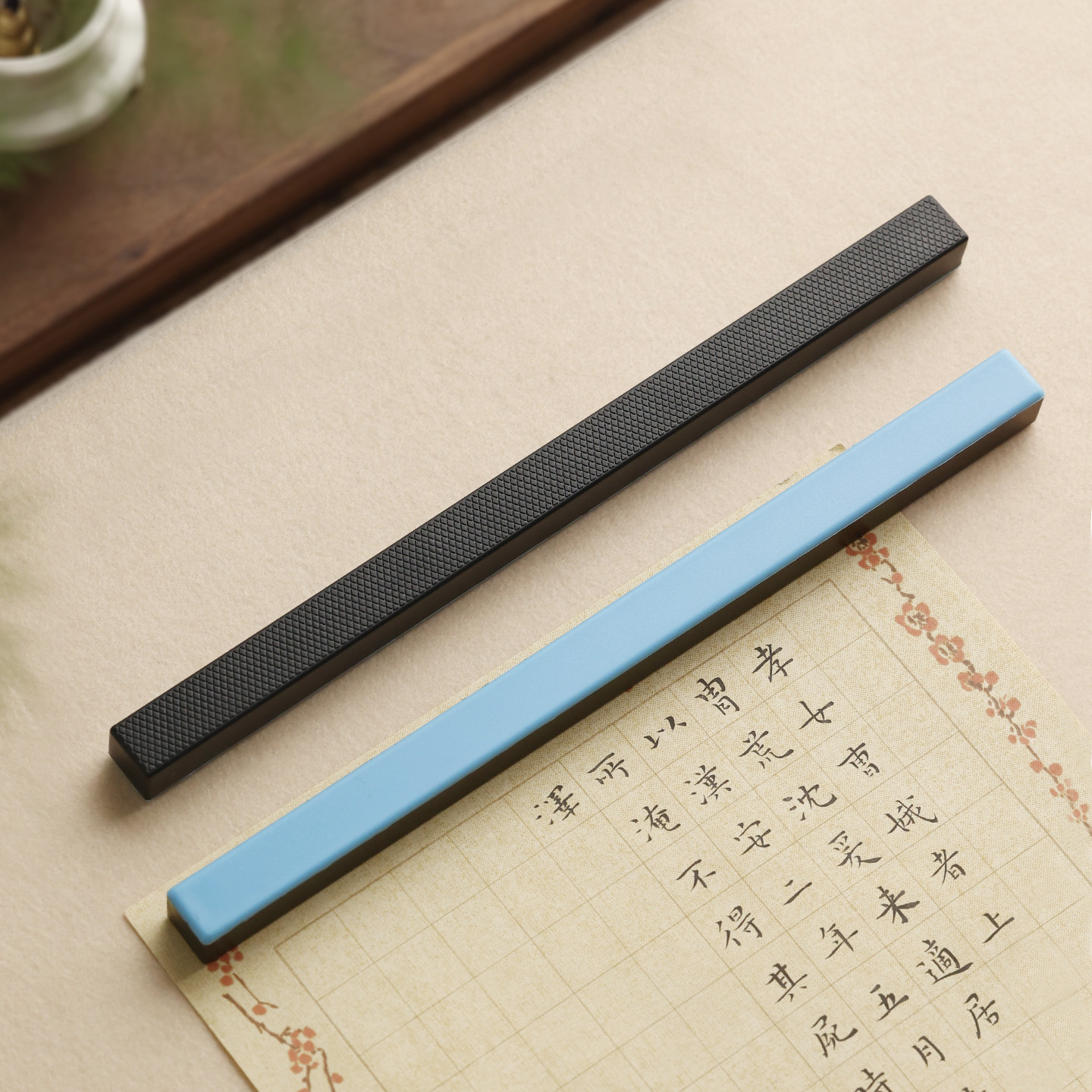 abs彩色镇尺书法毛笔压纸文房镇尺镇纸 文房四宝压纸 学生初学者 纸镇多色可选,淘宝优惠券,粉丝福利购,淘宝优惠卷