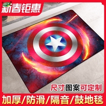 Rack Subdrum Ground Mat Professional Performance Non-slip Soundproofing Shock Absorbing Jazz Drum Electronic Drum Blanket Footbed Percussion Instrument Carpet