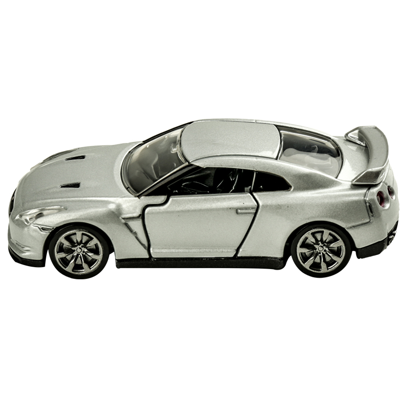 TOMY多美卡合金小汽车模型玩具旗舰版黑盒TP17尼桑GT-R跑车933915 - 图1