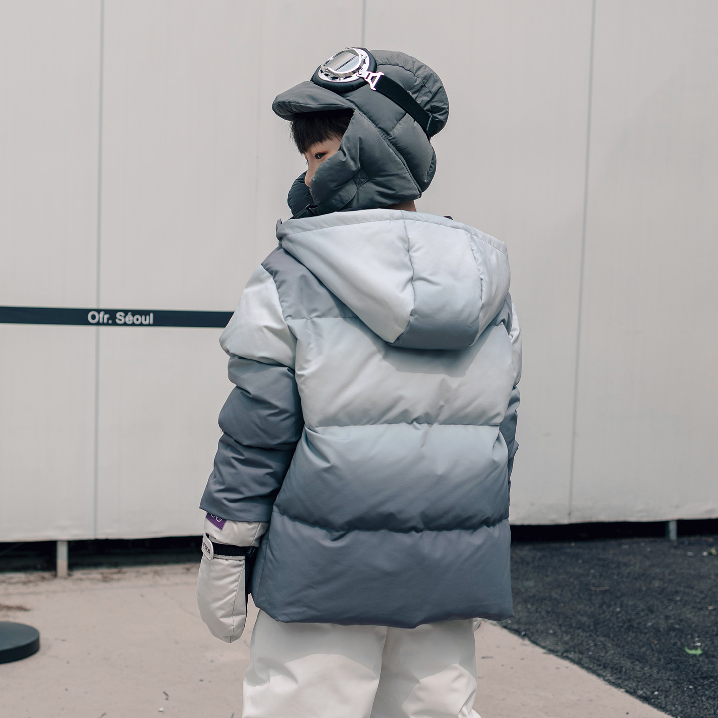 【商场同款】青蛙王子童装男童中长款羽绒服冬装新款儿童加厚外套 - 图1