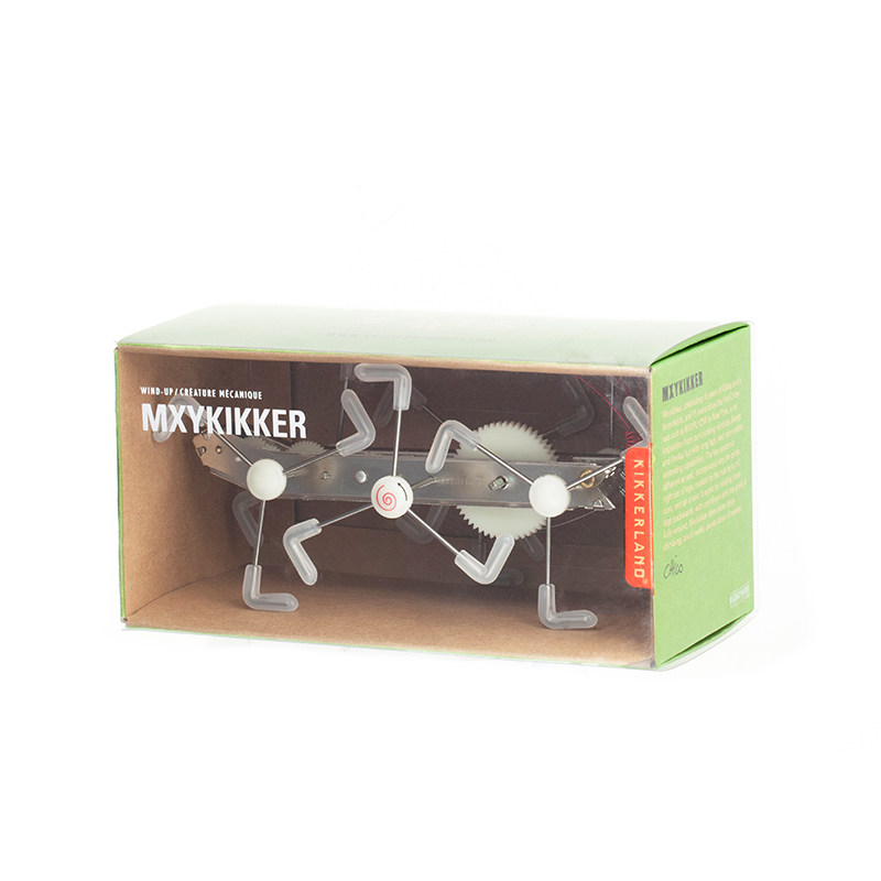 Kikkerland发条玩具铁皮蚂蚁造型上弦典怀旧上链节日用品创意礼品