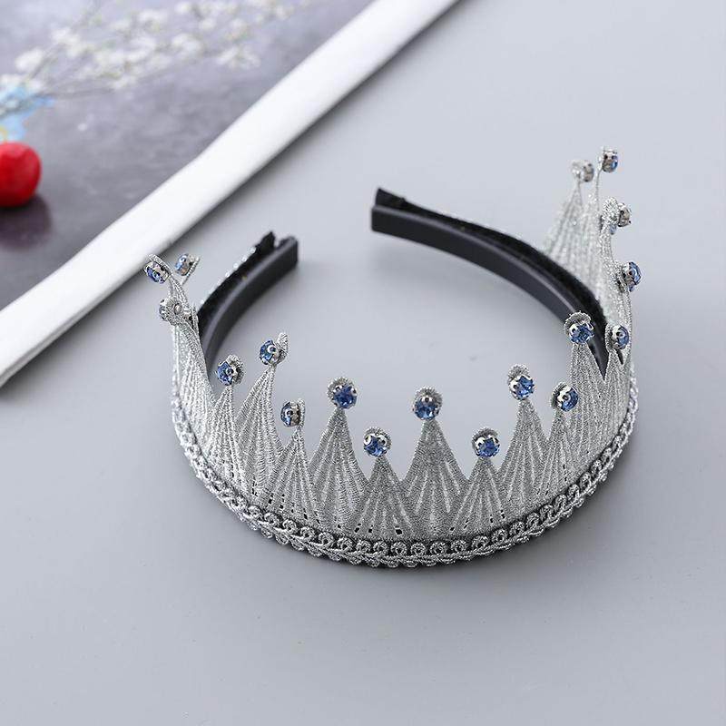 冰雪奇缘爱莎公主发光权杖围脖皇冠魔法棒小女孩发饰重工宝石皇冠 - 图3