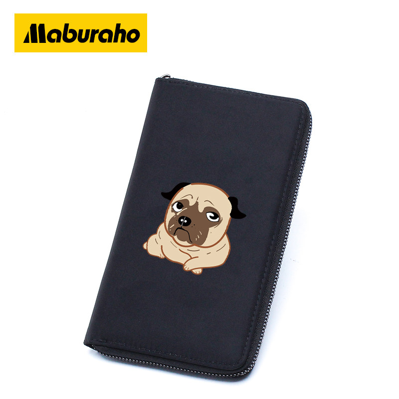 卡通小狗男多卡位大容量防消磁卡包 maburaho卡包