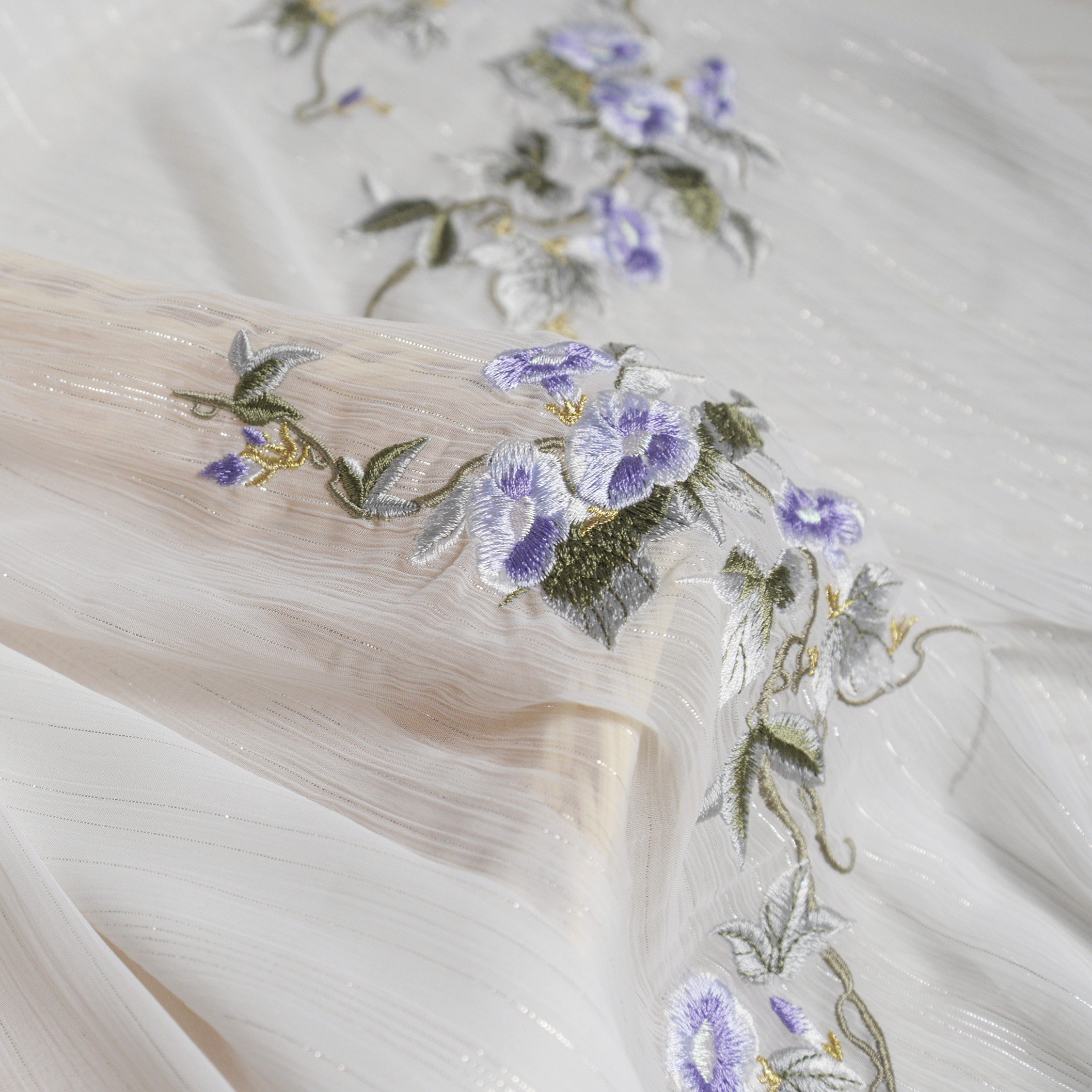 朝颜牵牛花绣花娃衣/棉花娃娃/BJD/3分/4分/6分/ob diy材料面料,淘宝优惠券,粉丝福利购,淘宝优惠卷