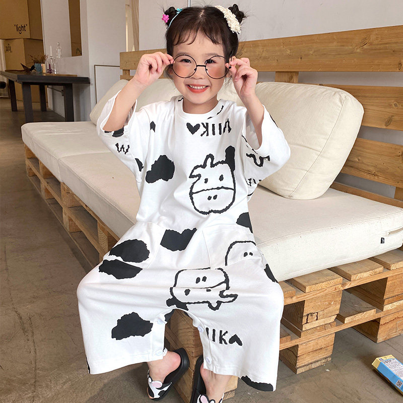 秋天儿童中小大女孩女宝宝长袖睡衣 冉影睡衣/家居服套装