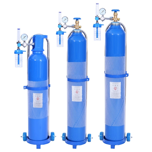 Кислородное цилиндр Медицинский портативный 15.10.30/40/40 -литровый дом использование кислородного резервуара стальной цилиндр.