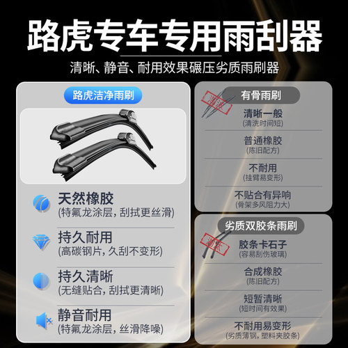适用路虎极光揽胜运动版发现神行发现4神行者2雨刮器原厂原装雨刷 - 图1