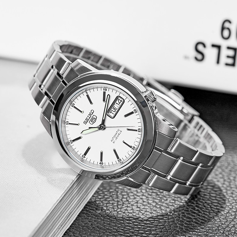 SEIKO精工5号手表男机械防水夜光商务日历男表SNKE49J1 香港直邮 SEIKO精工5号手表男机械防水夜光商务日历男表SNKE49J1 香港直邮