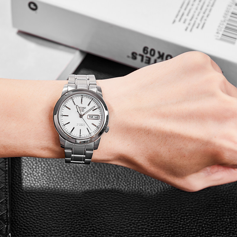 SEIKO精工5号手表男机械防水夜光商务日历男表SNKE49J1 香港直邮 SEIKO精工5号手表男机械防水夜光商务日历男表SNKE49J1 香港直邮