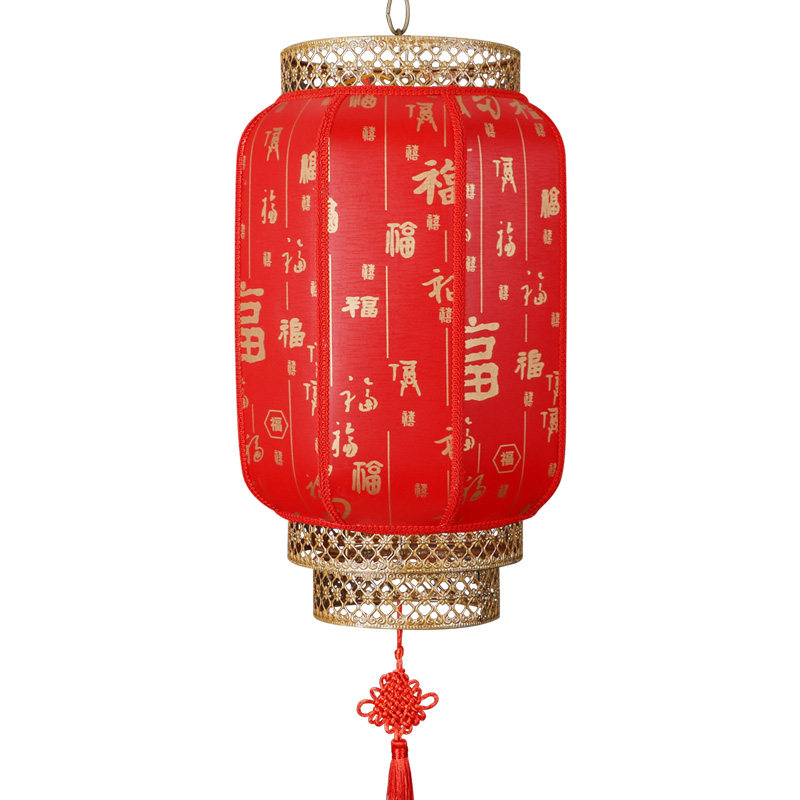新年中式仿古宫灯羊皮灯笼灯中国风吊灯农家乐火锅店门头开业装饰_虎窝淘