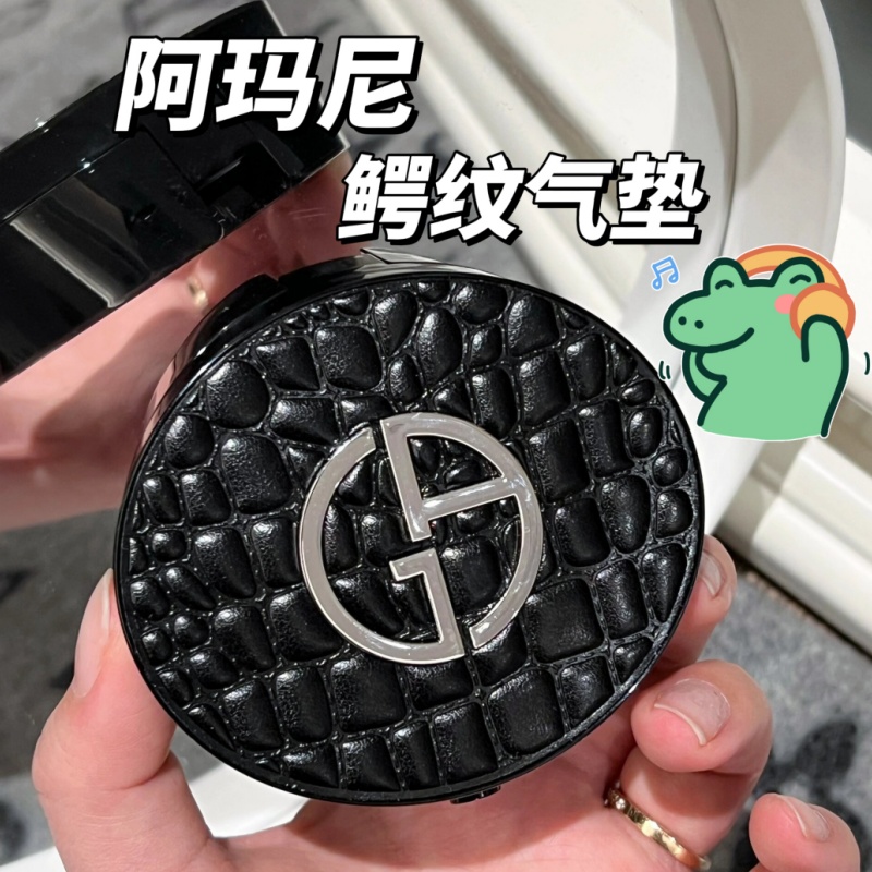 GIORGIO ARMANI/阿玛尼新品 全新鳄鱼纹 奢黑气垫 2号/3号/4号 - 图0