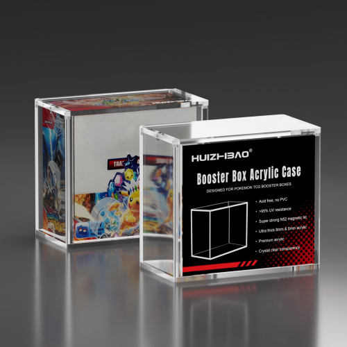 pokemon原盒保护盒收藏盒booster宝可梦tcg广岛皮ETB亚克力展示盒 - 图1