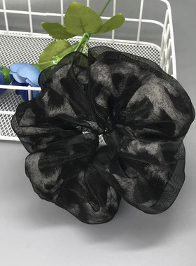 炫妆发绳绢纱双层大肠发圈