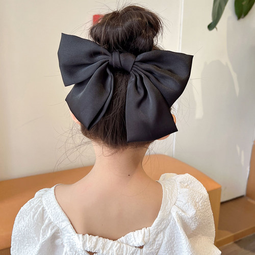 2026新年儿童蝴蝶结发夹女童后脑勺发饰宝宝过年发卡女孩头饰夹子 - 图1