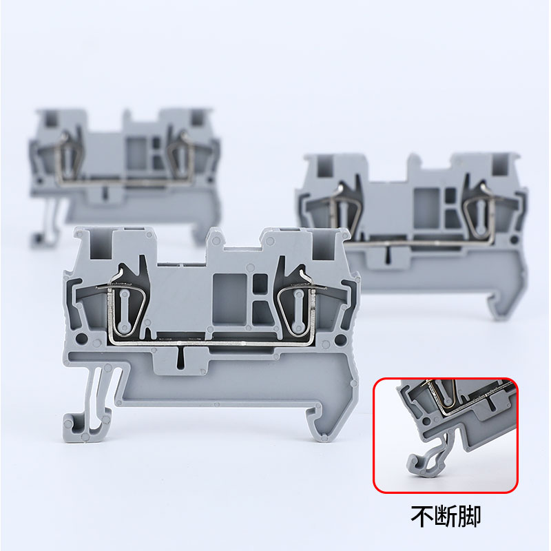厂家直销ST1.5接线端子 1.5MM平方导轨式快速直插型ST弹簧端子排 - 图2