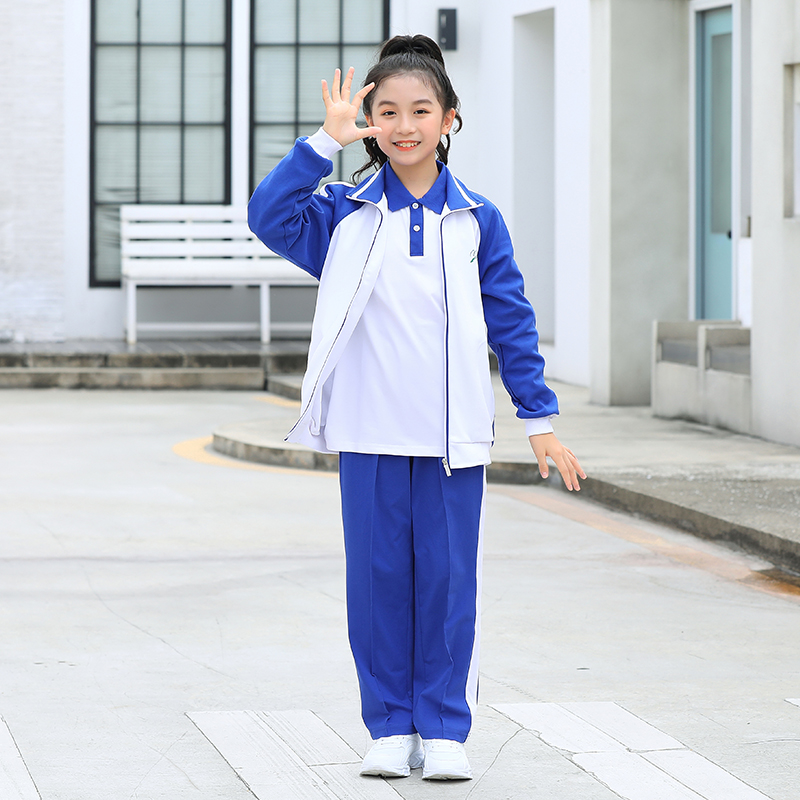 深圳市校服统一小学生加绒冬装运动男女套装冬季长袖上衣外套长裤 - 图3