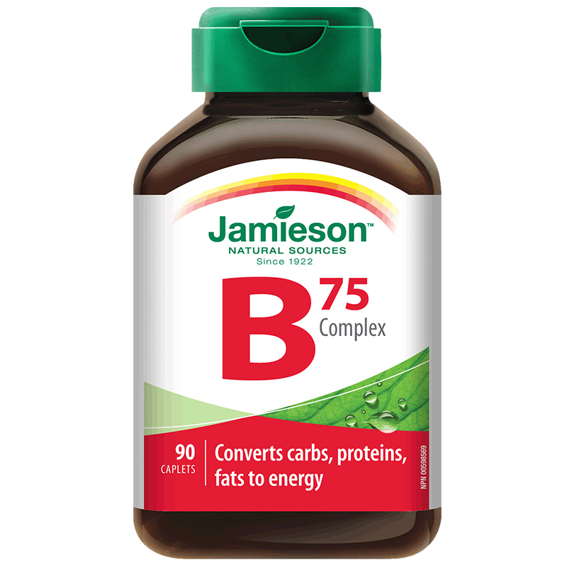 Jamieson健美生永安海外专卖店健美生加拿大复合维生素b族90粒*3瓶进口vb维生素b2b6 b12生物素2