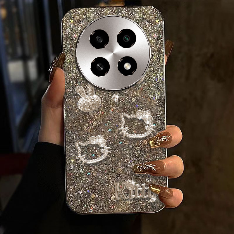 高级爆闪带镜子适用OPPOA2Pro手机壳女款13保护套14网红A2新款9全包13防摔K9/2025年A3活力版外壳A5直边K9x - 图3