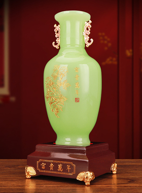 琉璃祝福中式客厅书房酒柜