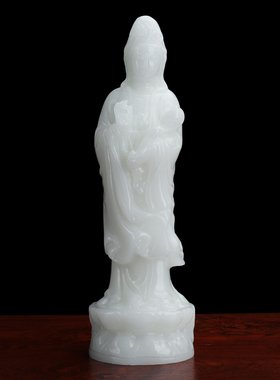 如意摆件纯手工居家供奉观音佛像