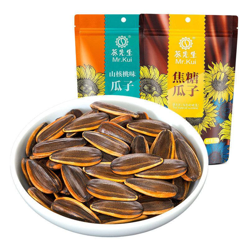 葵先生焦糖味500g袋装内蒙古葵花籽 葵先生瓜子