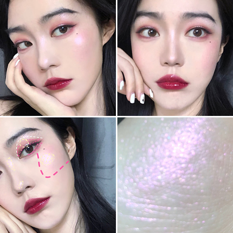 joocyee旗舰店JC/Joocyee橘宜钻石碎钻高光啫喱土豆泥神仙细闪粉片修容0102珠光0